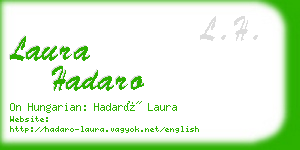 laura hadaro business card