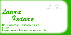 laura hadaro business card